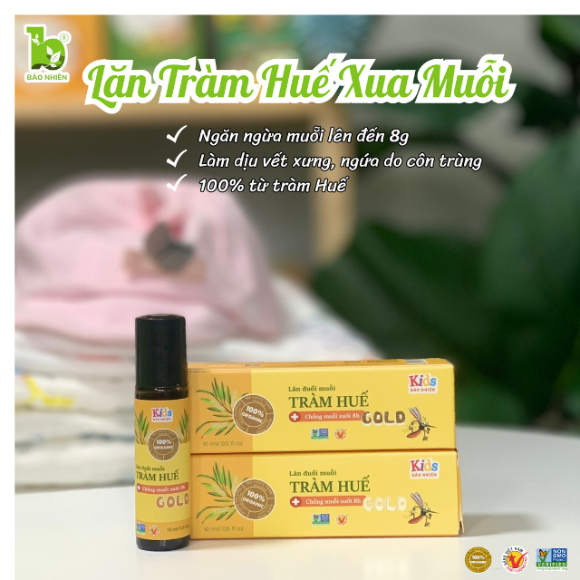 Lăn xua muỗi tràm huế - Bảo Nhiên Chính hãng