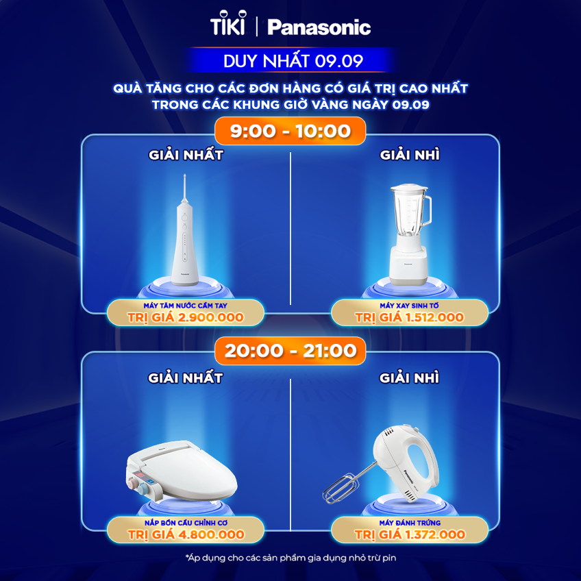 Đầu Tăm nước Thay Thế Panasonic EW0955W401 – Phụ kiện cho máy tăm nước EW-DJ10 - Hàng chính hãng