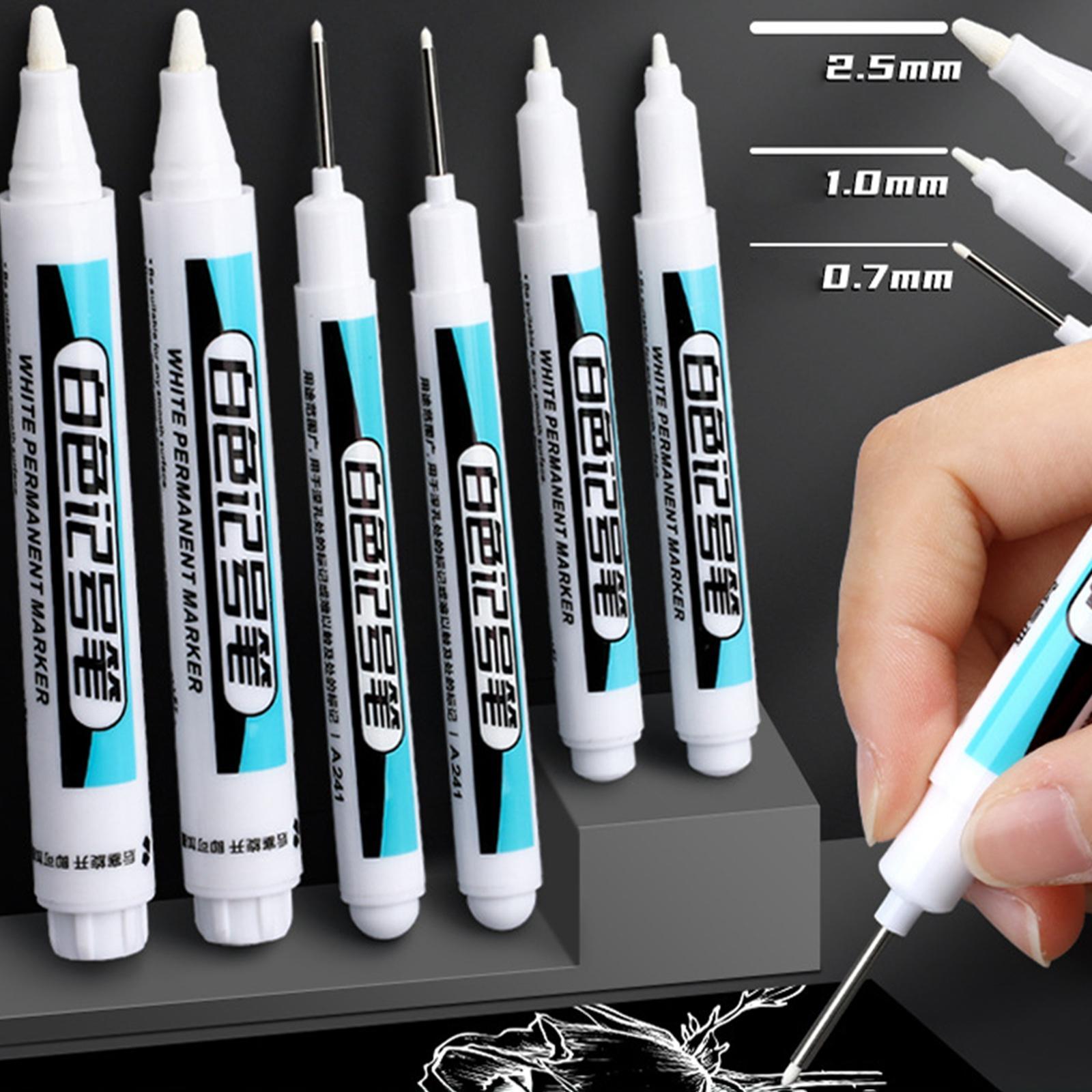 Multipurpose White Markers Paint Pen Glass Drawing Bathroom Foam Carpenter Marker Pen