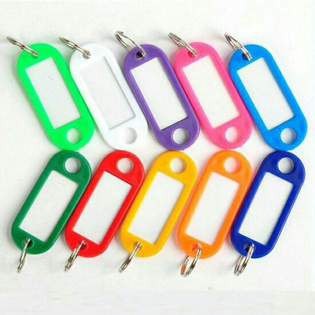 Combo 10 Móc khóa Thẻ chìa khóa name tag