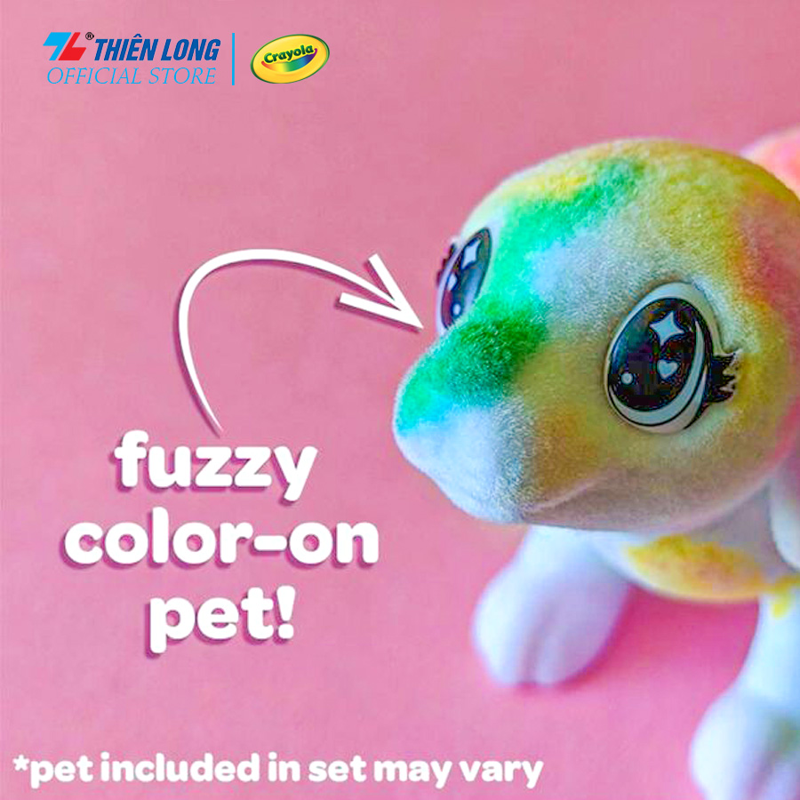 Bộ đồ chơi trang trí cho thú cưng - có thể rửa được Crayola Scribble Scrubbie Pets (Cat &amp; Dog)