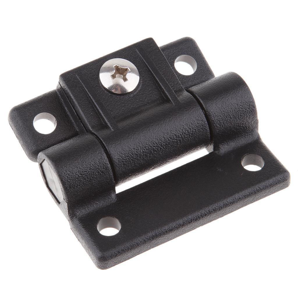 4x Boat RV Cabin Door Cabinet Marine Hinges 64x57mm Black