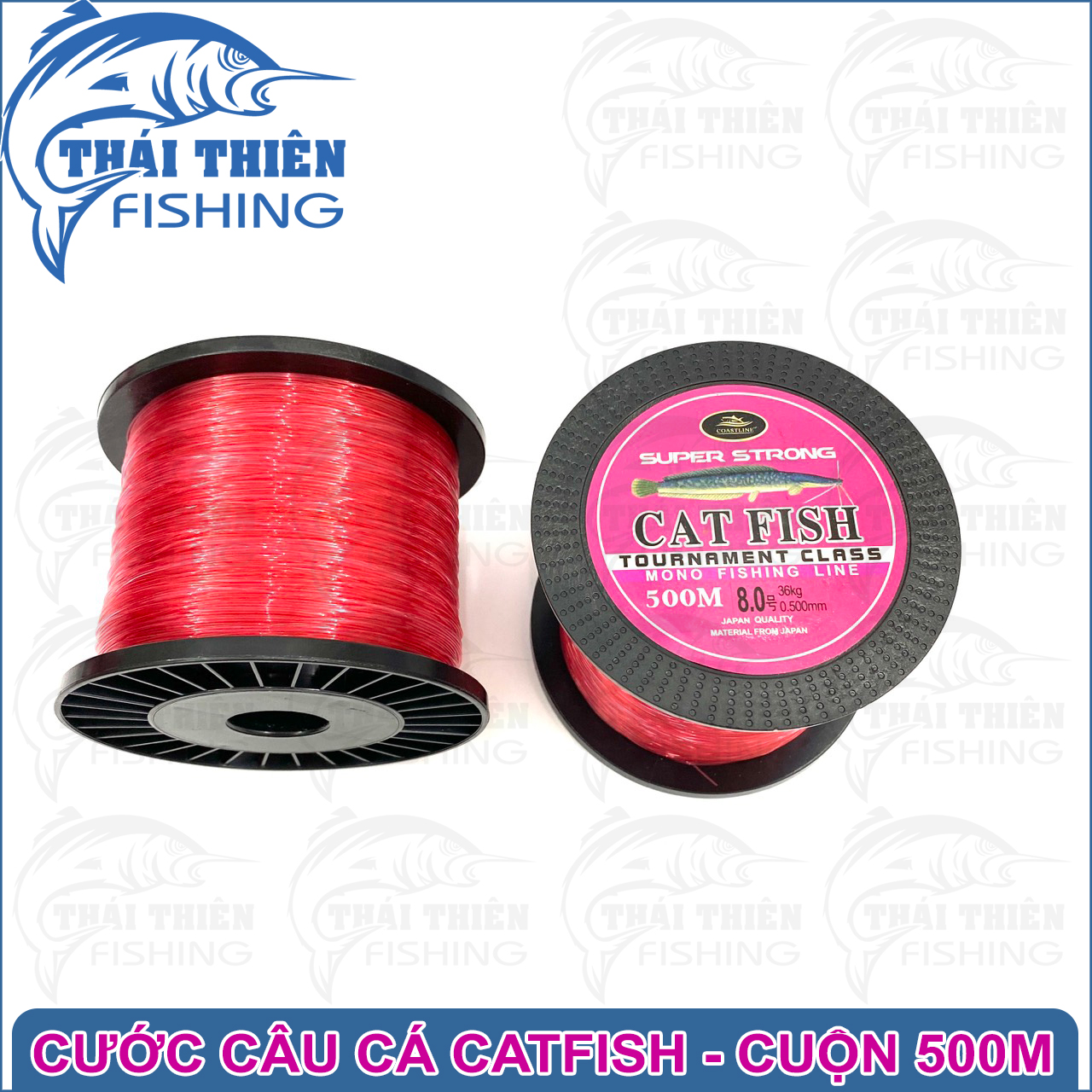 Dây Câu, Cước Câu Cá Catfish Siêu Bạo Lực Cuộn 500m Chuyên Dùng Câu Cá Tra