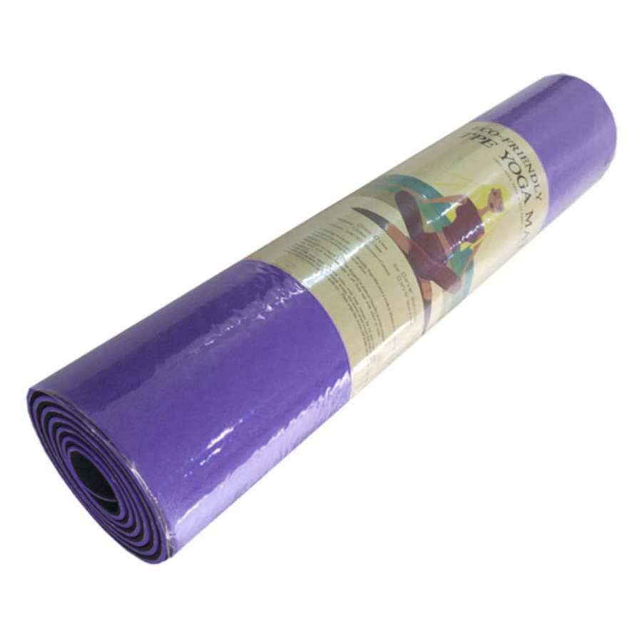 Thảm Tập Yoga Eco Friendly TPE - Tím (6mm)