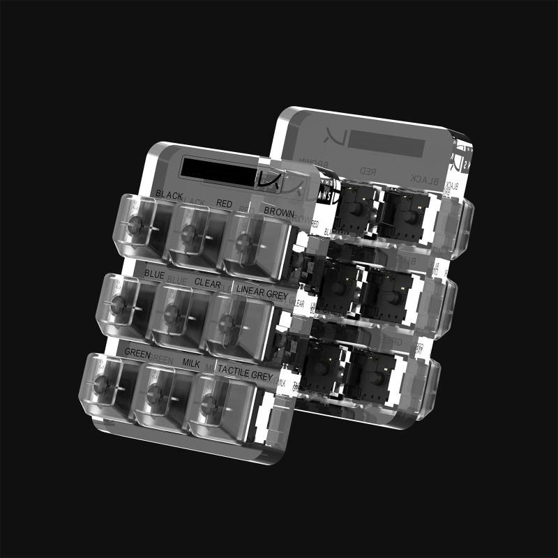 HSV Transparent Lettering Keycaps Testing Tool Cherry 9 MX Switches Keyboard Tester