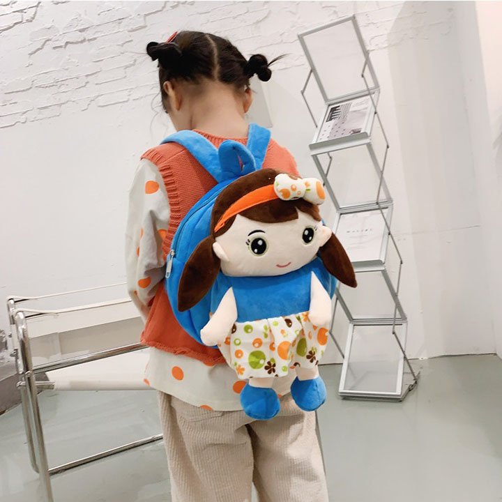 Balo mẫu giáo , Balo mầm non hình công chúa búp bê cho bé gái siêu đáng yêu . BALO-37