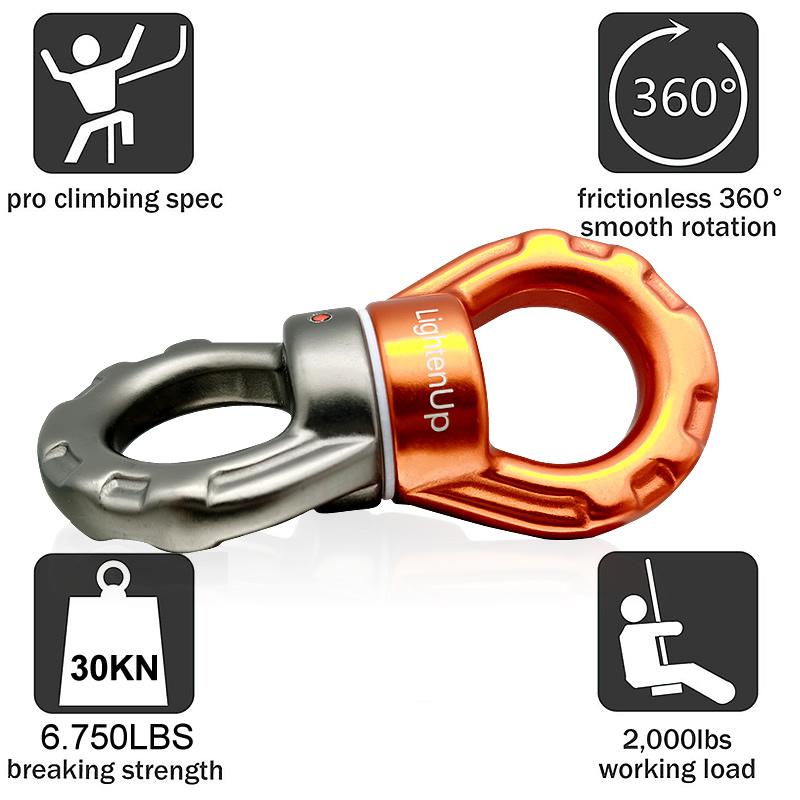 Võng Chân Đế Xoay Móc Treo Xoay Móc Khóa Gắn Bộ Phụ Kiện Treo Ghế Tập Gym Thể Hình Trên Không Tập Yoga