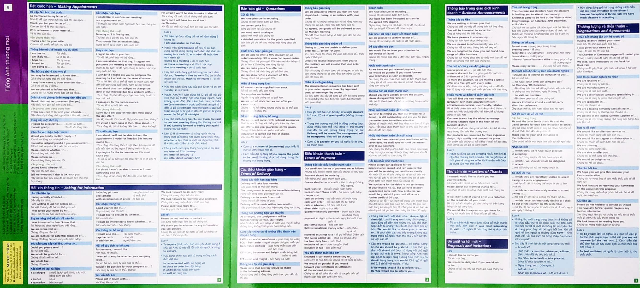 Sách English At A Glance – Tiếng Anh Thương Mại