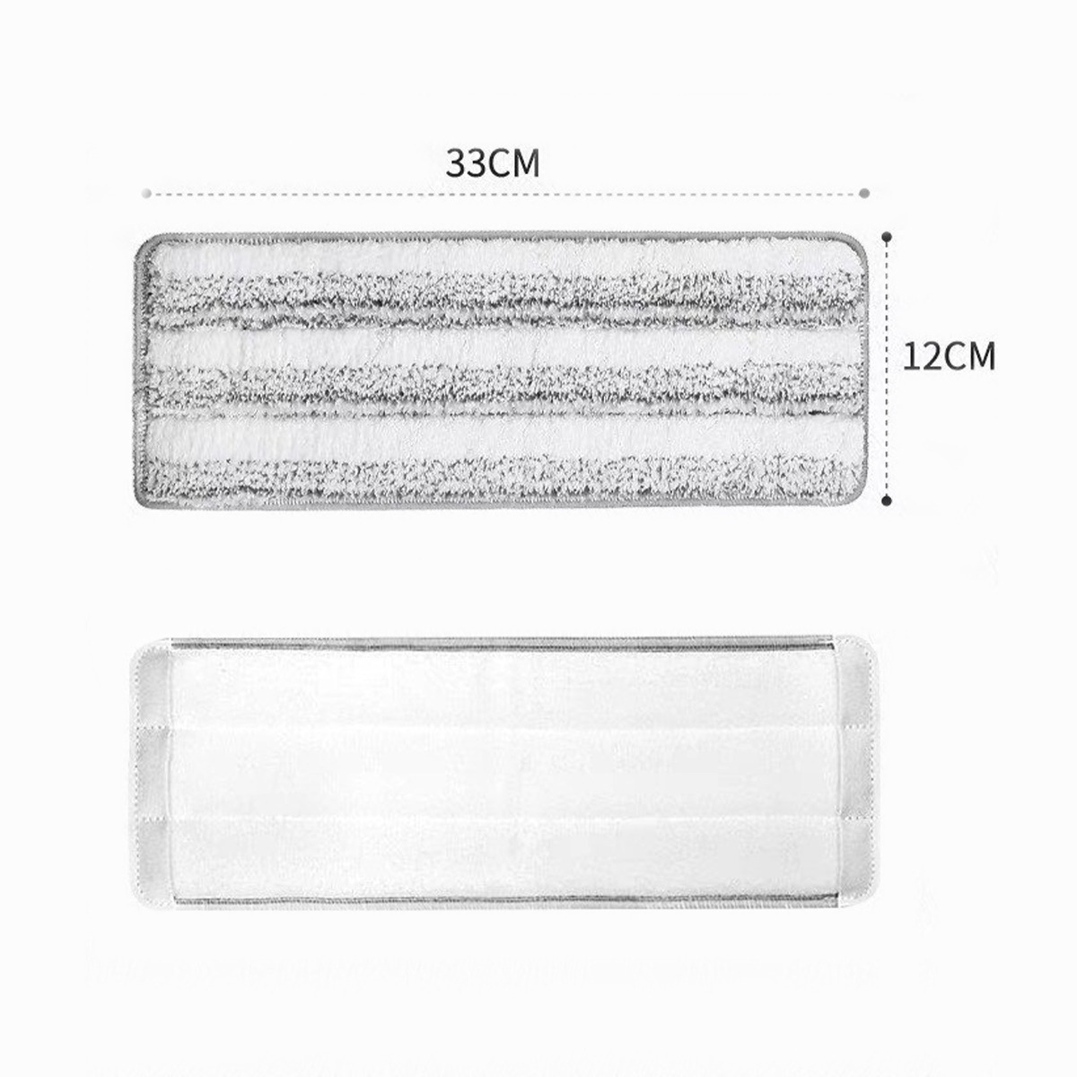 Combo 2 Miếng Bông Lau Sợi Thủy Tinh Goso Plus 33x12cm Bông Lau Sợi Thủy Tinh Tự Vắt Plus size L