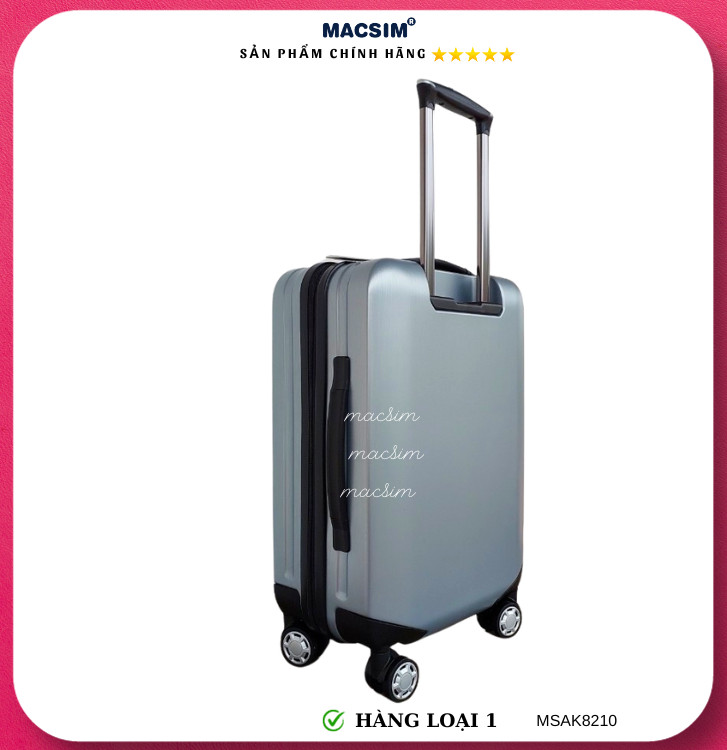 Vali cao cấp Macsim Aksen hàng loại 1 MSAK8210 cỡ 20inch