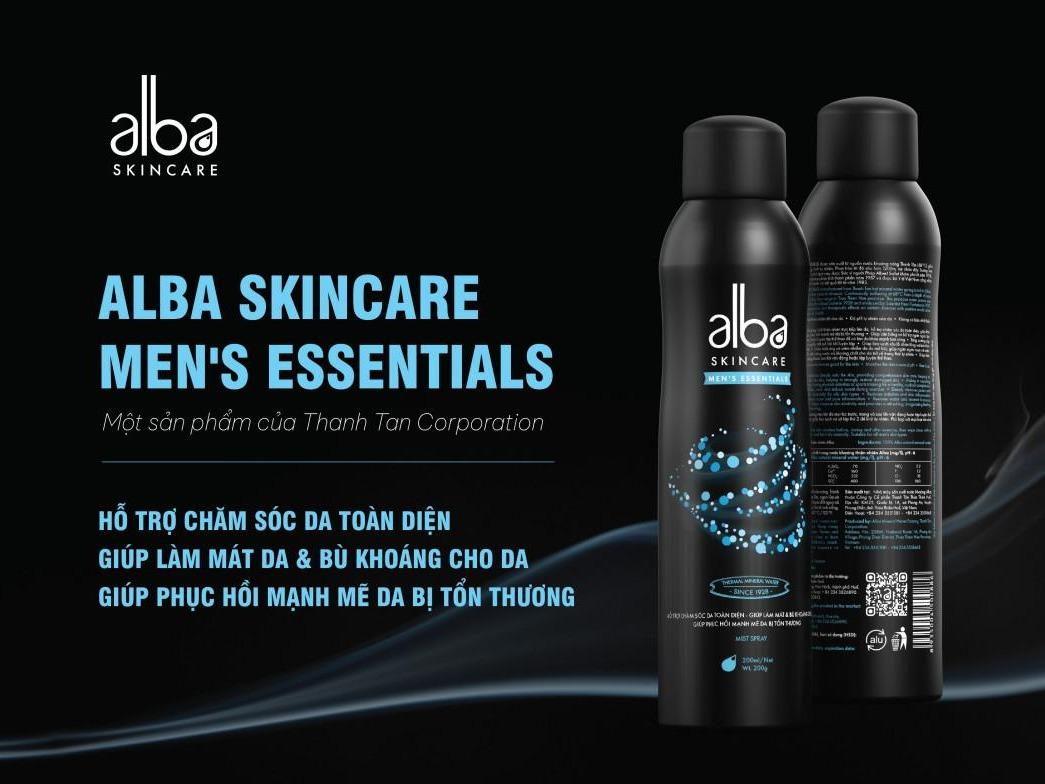 Xịt khoáng Dành Cho Nam ALBA MEN'S ESSENTIALS