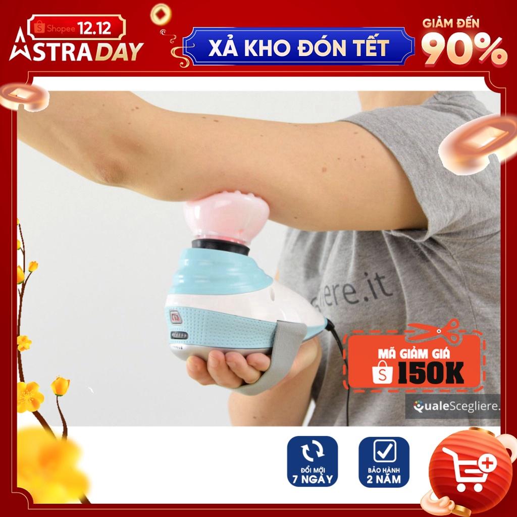 [ Giảm eo siêu tốc] Máy massage tan mỡ, giúp săn chắc, làm mịn vùng da sần vỏ cam Homedics CELL-100-EU