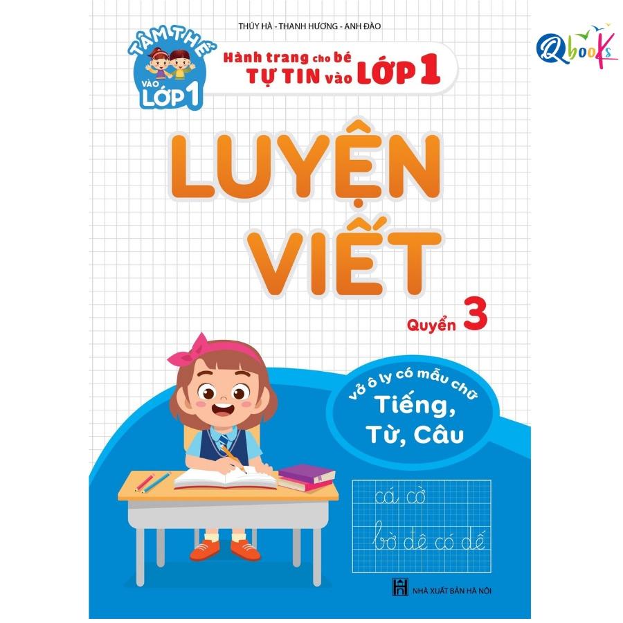 Sách - Combo 3 cuốn Luyện Viết - Tâm thế vào lớp 1 - Quyển 123 (3 cuốn)