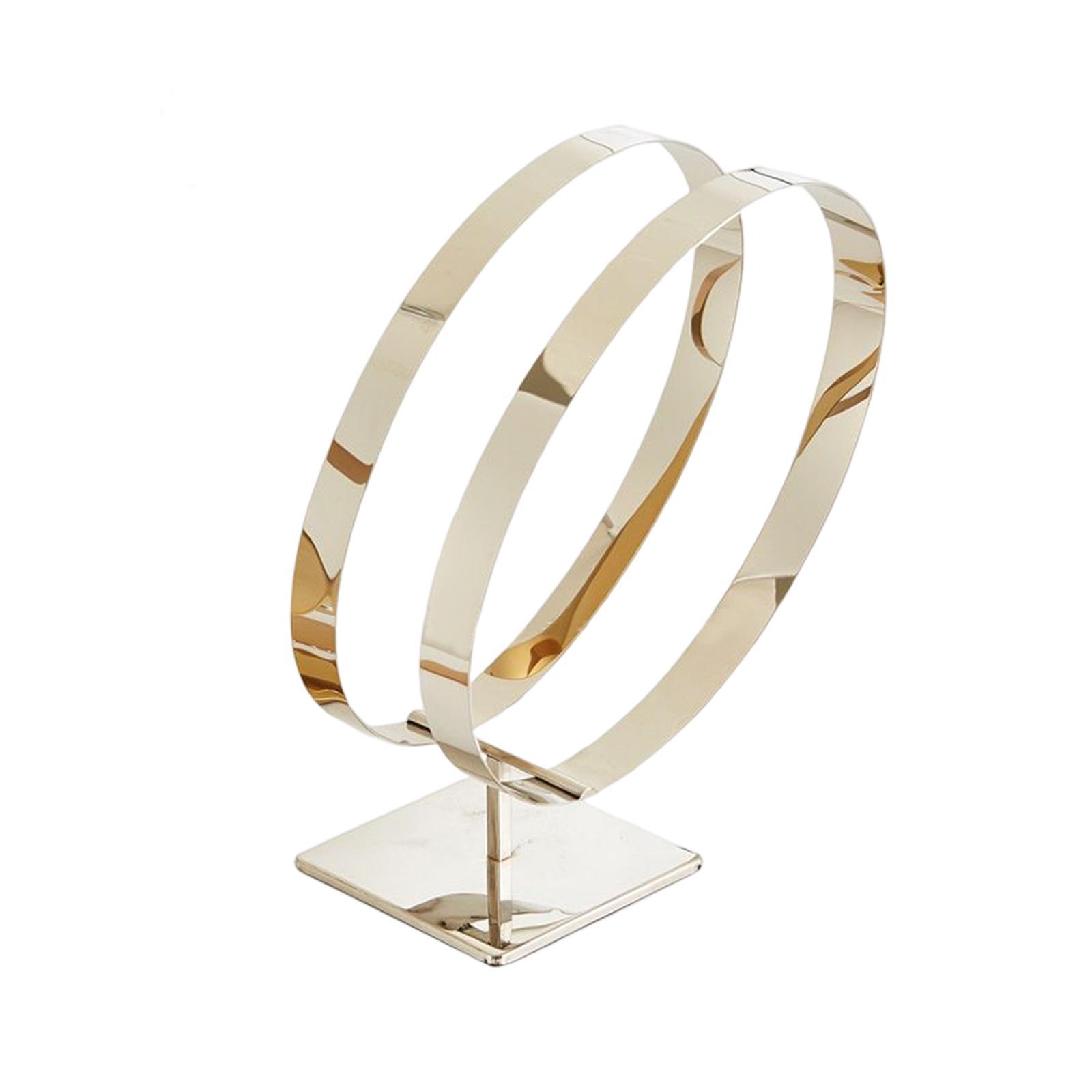 Durable Belt Display Stands Double Loop Display Shelf Storage Bracket for Store Show