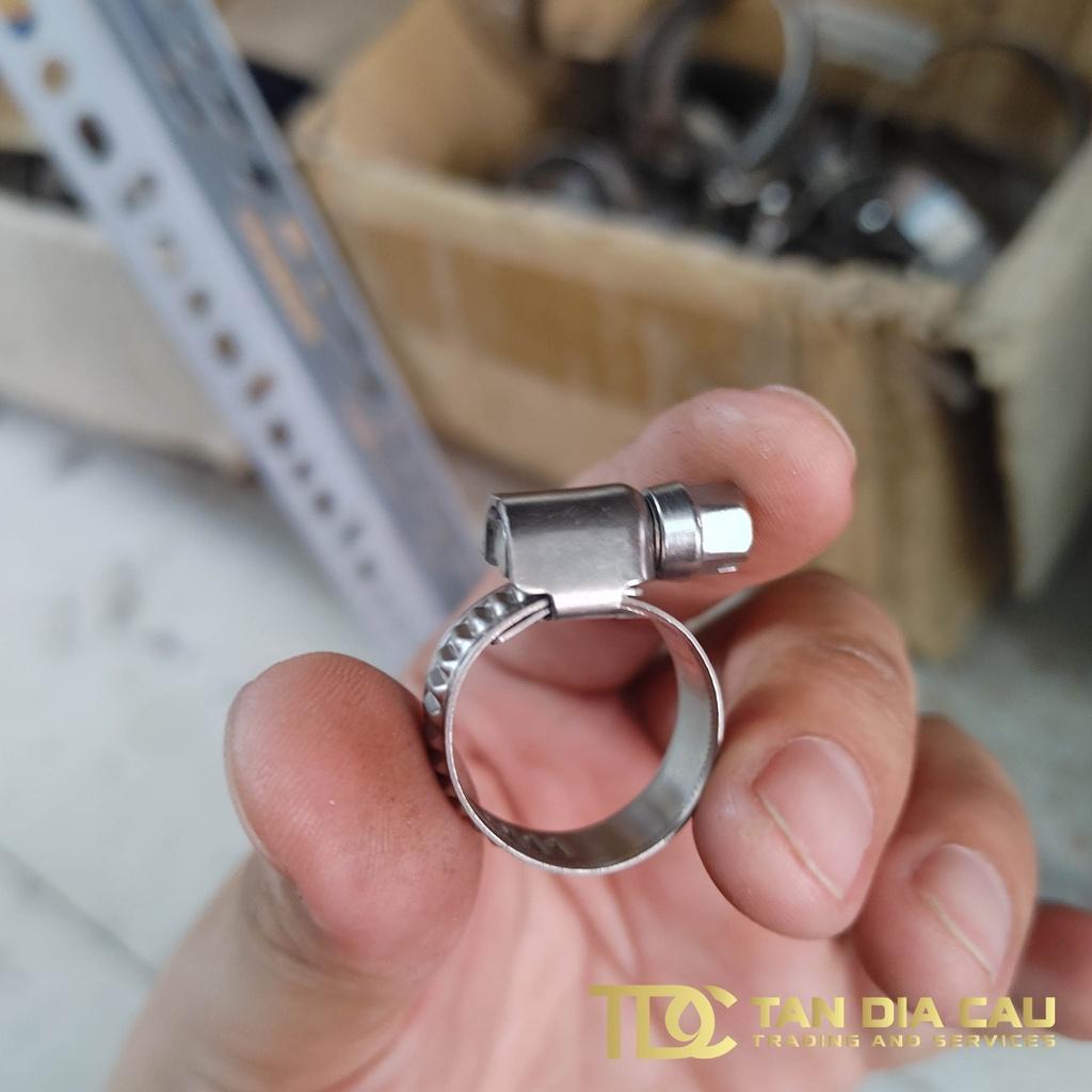 Đai Xiết Inox, Cổ Dê, Quai Nhê Inox 304 Đủ Size Chất Lượng Cao - Tandiacau