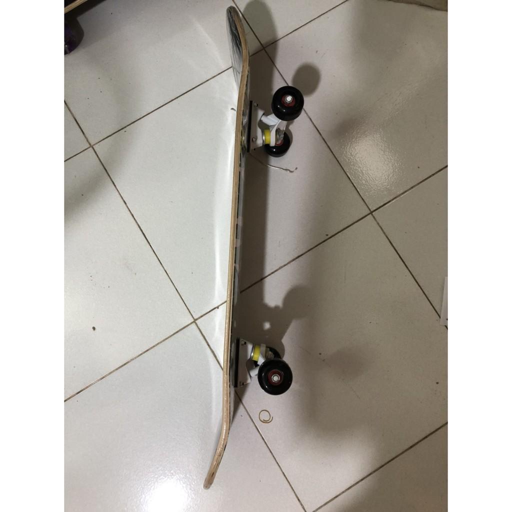 Ván trượt thể thao mặt nhám skateboard gỗ ép 7 lớp chuẩn chất lượng thi đấu, họa tiết đa dạng