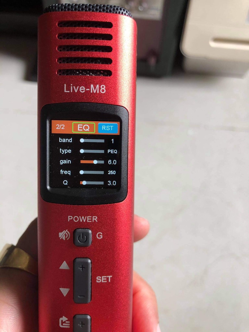 Micro Livestream MISOUND Live -M8.(không cần soundcard) Hát karaoke trên ÔTô - Hàng chính hãng