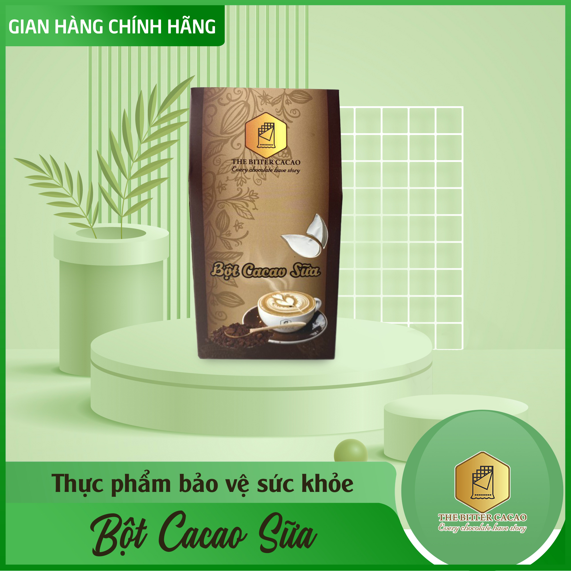 Bột cacao sữa The Bitter Cacao