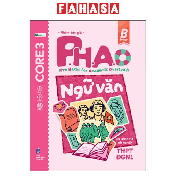 Sách - Sách P.H.A.O - Pro Hacks For Academic Overload - Ôn Luyện Thi Tốt Nghiệp THPT-ĐGNL - Toán/Văn/Sử/Địa/Lý/Hóa/Sinh