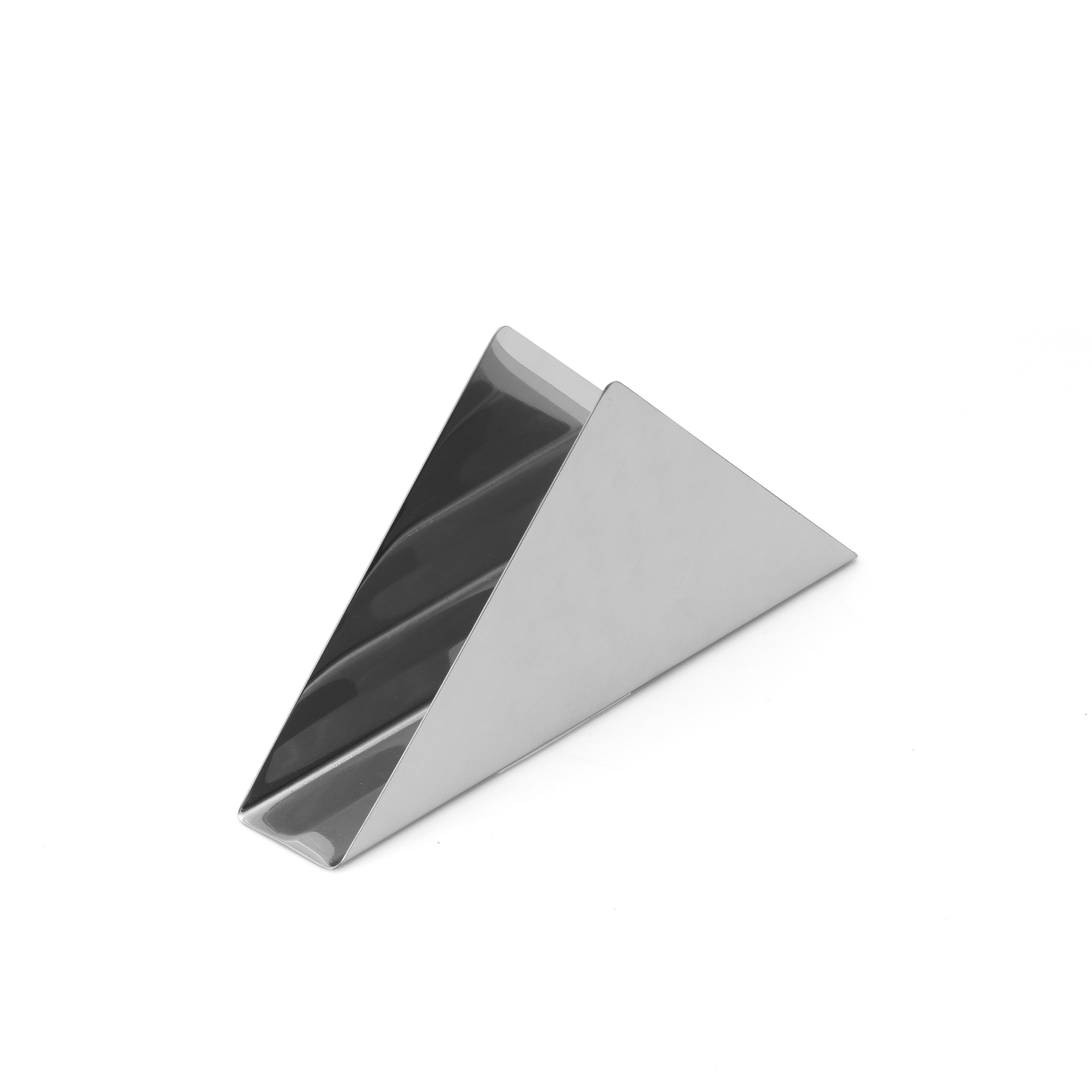Khay đựng khăn giấy hình tam giác bằng inox 201
