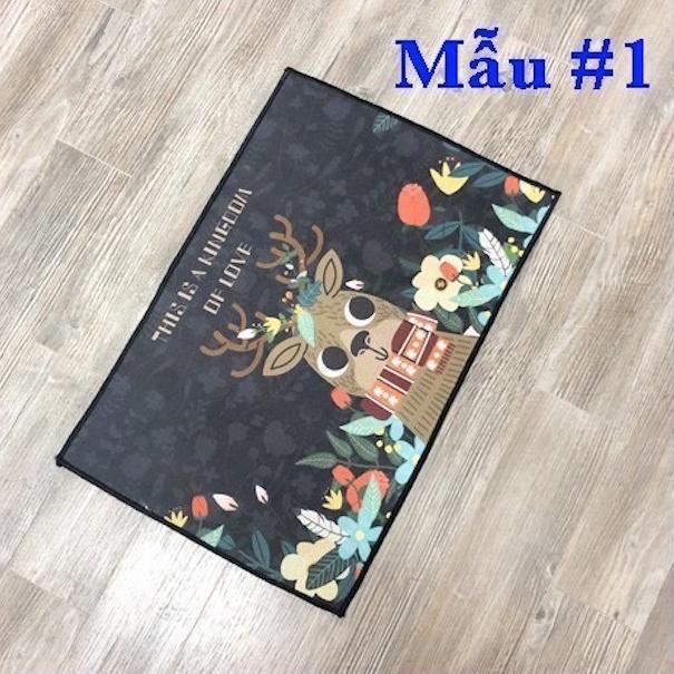 THẢM LAU CHÂN , THẢM CHÙI CHÂN 3D CHỐNG TRƠN TRƯỢT 40x60CM