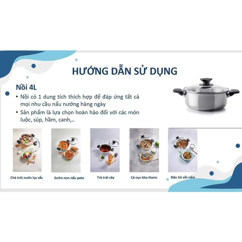Nồi Tupperware Universal Cookware Stock Pot 4L