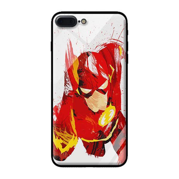 Ốp kính cường lực cho iPhone 8 Plus Siêu Nhân - Hàng chính hãng