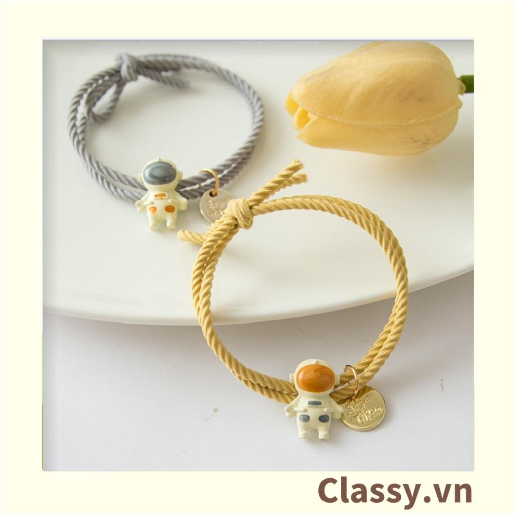 01 dây cột tóc Classy đính hình phi hành gia ngộ nghĩnh PK780- phong cách Hàn Quốc