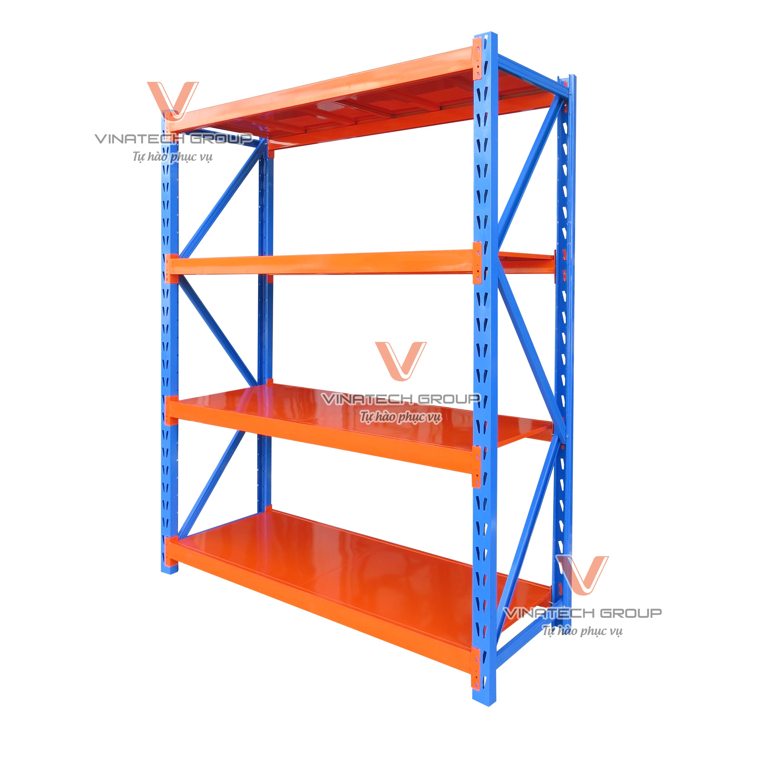 Kệ trung tải bắt ốc Vinatech KTTBO chứa hàn tải trọng đến 500kg/tầng