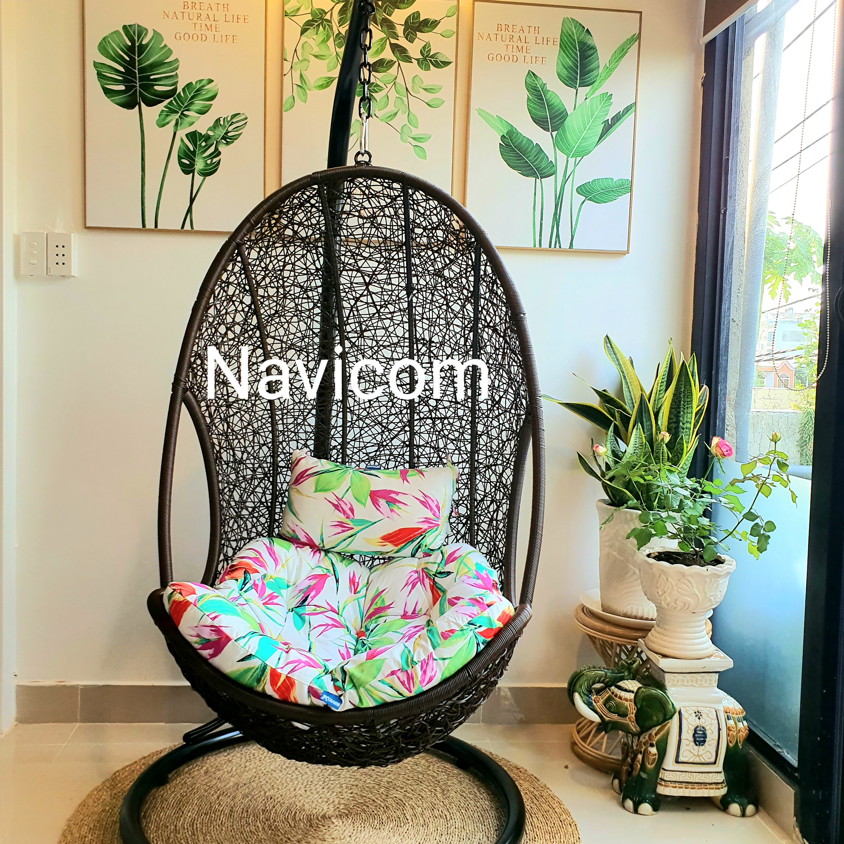 Xich đu ngoài trời home decore N3