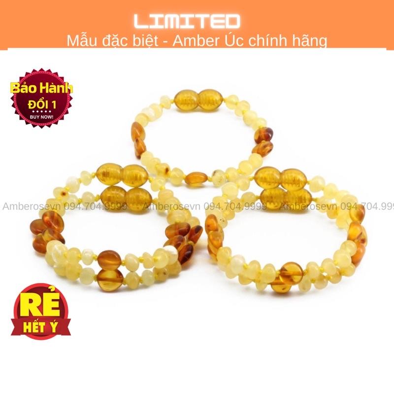 Bộ vòng Amber Úc mẫu Limited cho bé 0-10 tuổi VCABDBs1