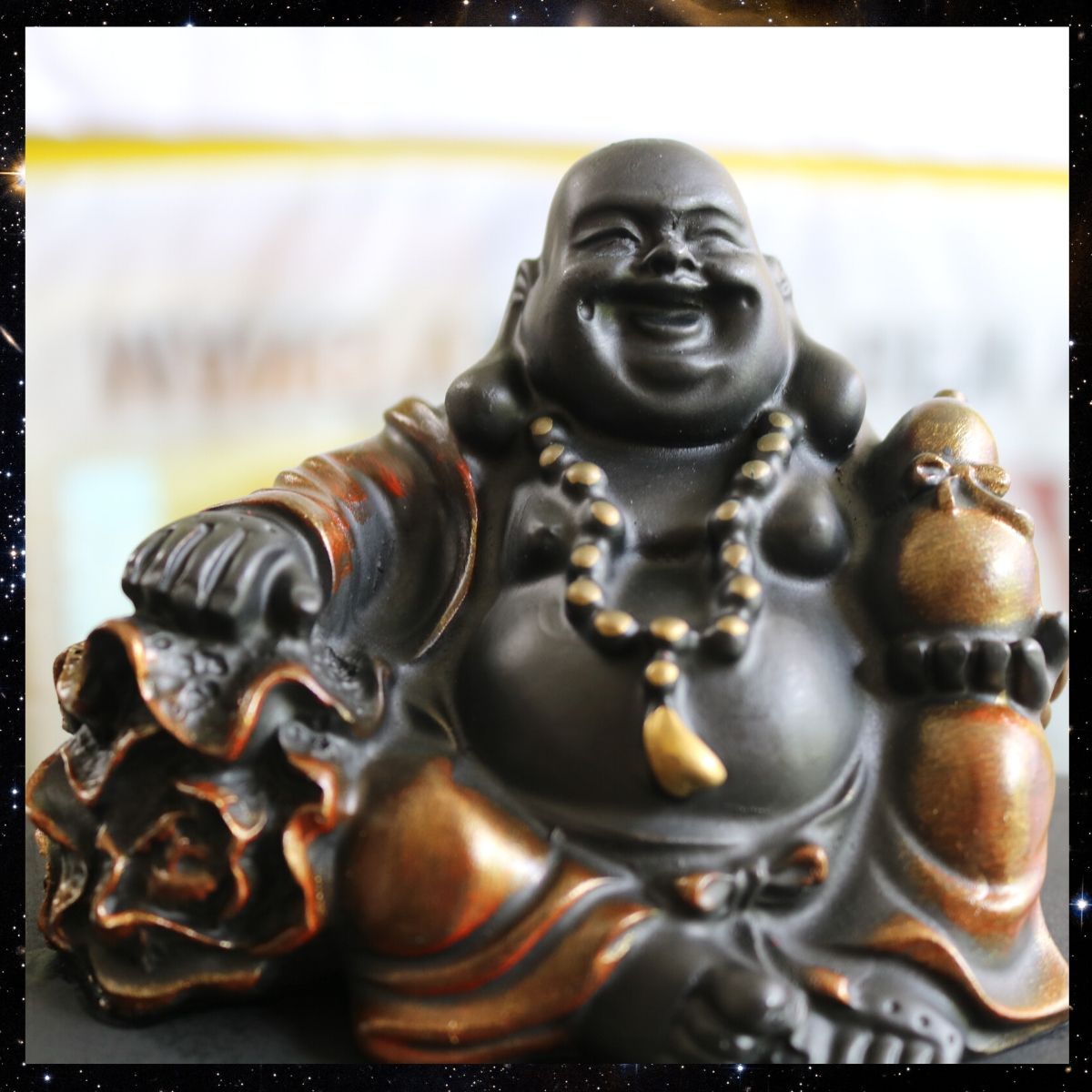 Tượng Phật di lặc than hoạt tính mang lại vận may và hỷ sự