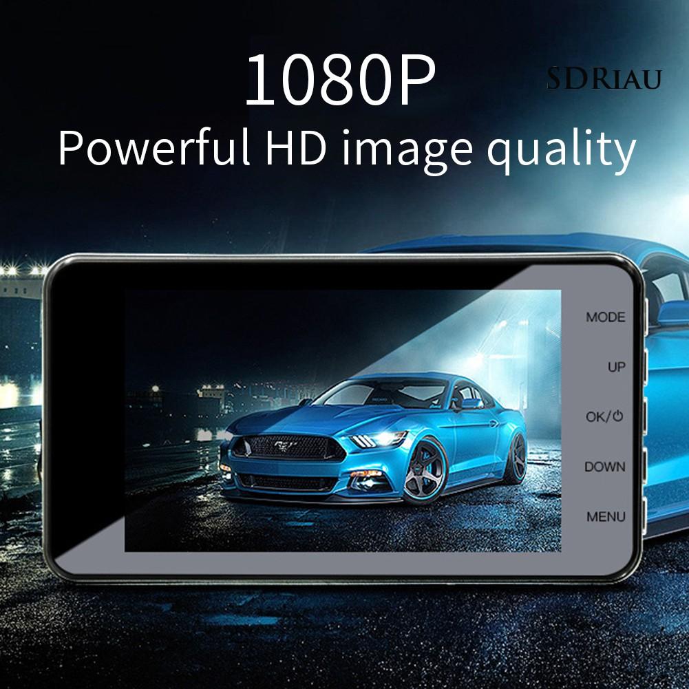Camera Hành Trình Ống Kính Kép 3.6 Inch Hd 1080p 170 Độ Chuyên Dụng Cho Xe Hơi