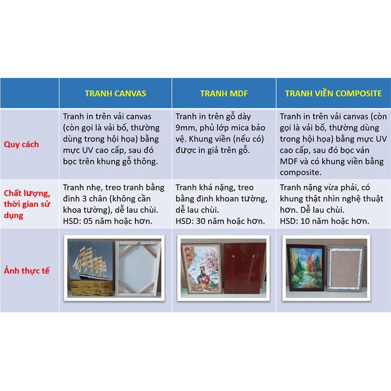Tranh phòng ngủ hiện đại | Tranh canvas treo tường đồng giá