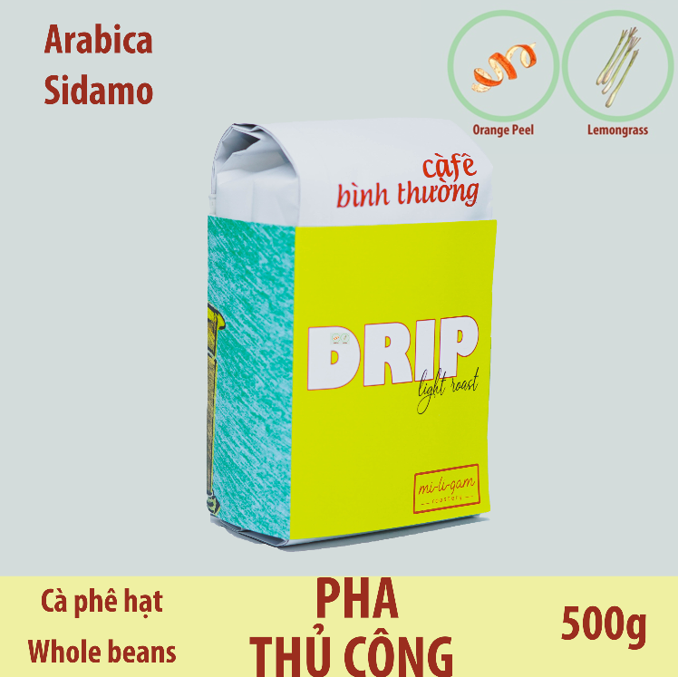 Arabica Sidamo / Cà phê Hạt - 500g | mi-li-gam roastery #miligam cà phê rang xay pha pour over / cold brew / moka pot