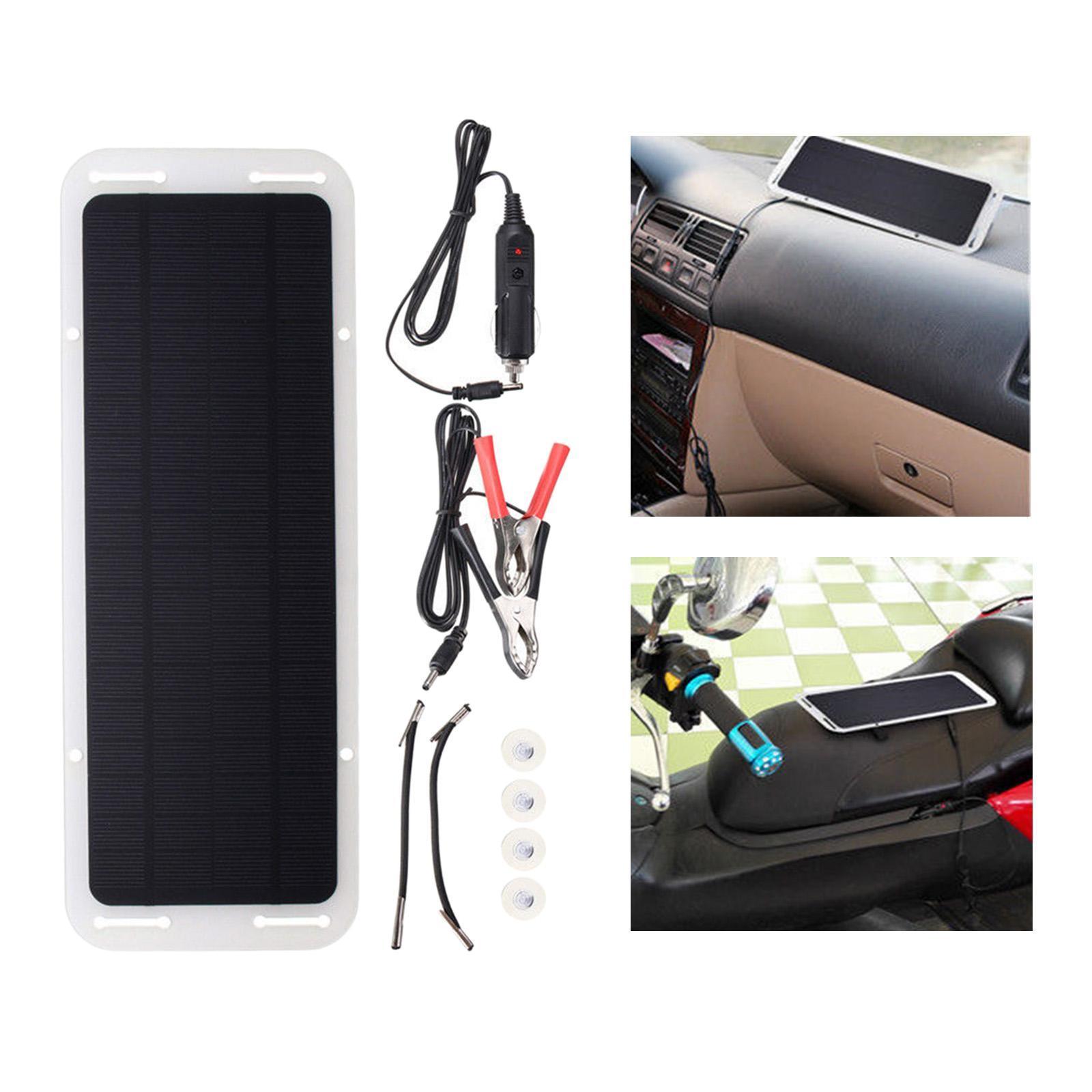 Kit 12V Car Battery Charger for Maintainer Car Windscreen Marine