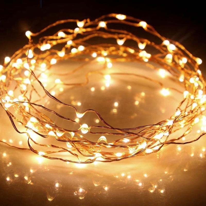 Dây Đèn Led Đom Đóm, Đèn Led Dây Fairylight Trang Trí, Dài 2m - 4m Decor Trang Trí Nhà Cửa, Giáng Sinh, Sinh Nhật