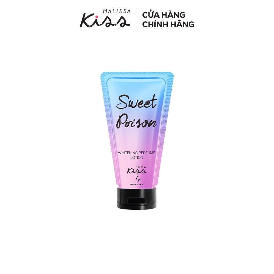 Sachet Sữa Dưỡng Trắng Da Toàn Thân Hương Nước Hoa Malissa Kiss - Hương Sweet Poison 5g