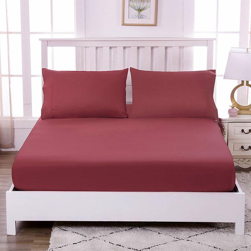 Màu Trang Bị Tấm Vương Hoàng Hậu Full Đôi Kích Thước Đơn Bọc Nệm Với Tất Cả-Xung Quanh Đai Cao Su Đàn Hồi Giường ga
