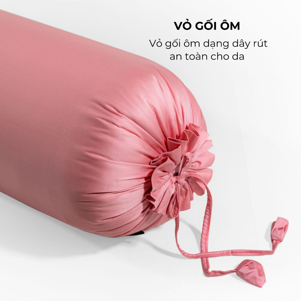 [Nhiều mẫu] 01 Vỏ Gối Ôm Em Bé Gòn Bedding Lụa Tencel 60s Hoạ Tiết| Màu Trơn 25x70cm | 30x80cm (siêu mềm, không xù lông)