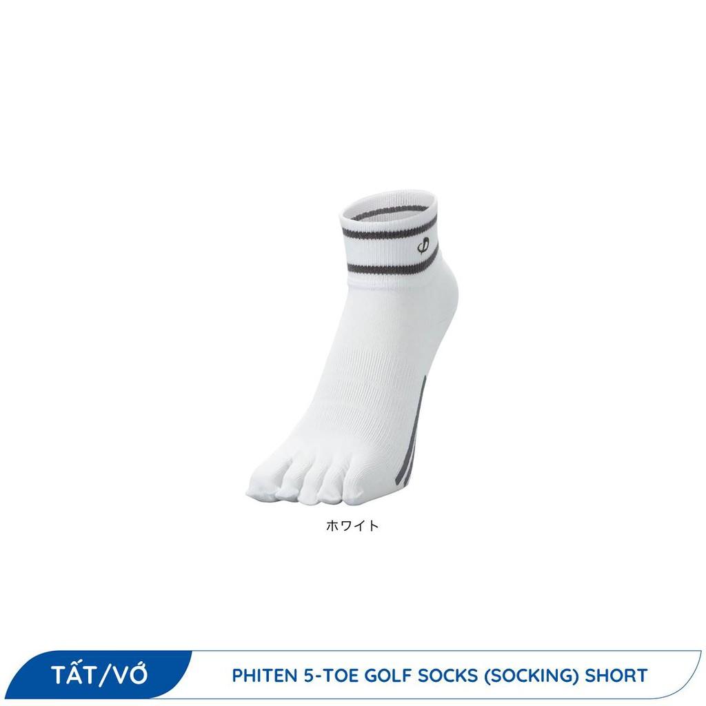 Vớ Tất Thể Thao Xỏ Ngón Phiten 5-Toe Golf Socks Short - AL9363373/AL936473