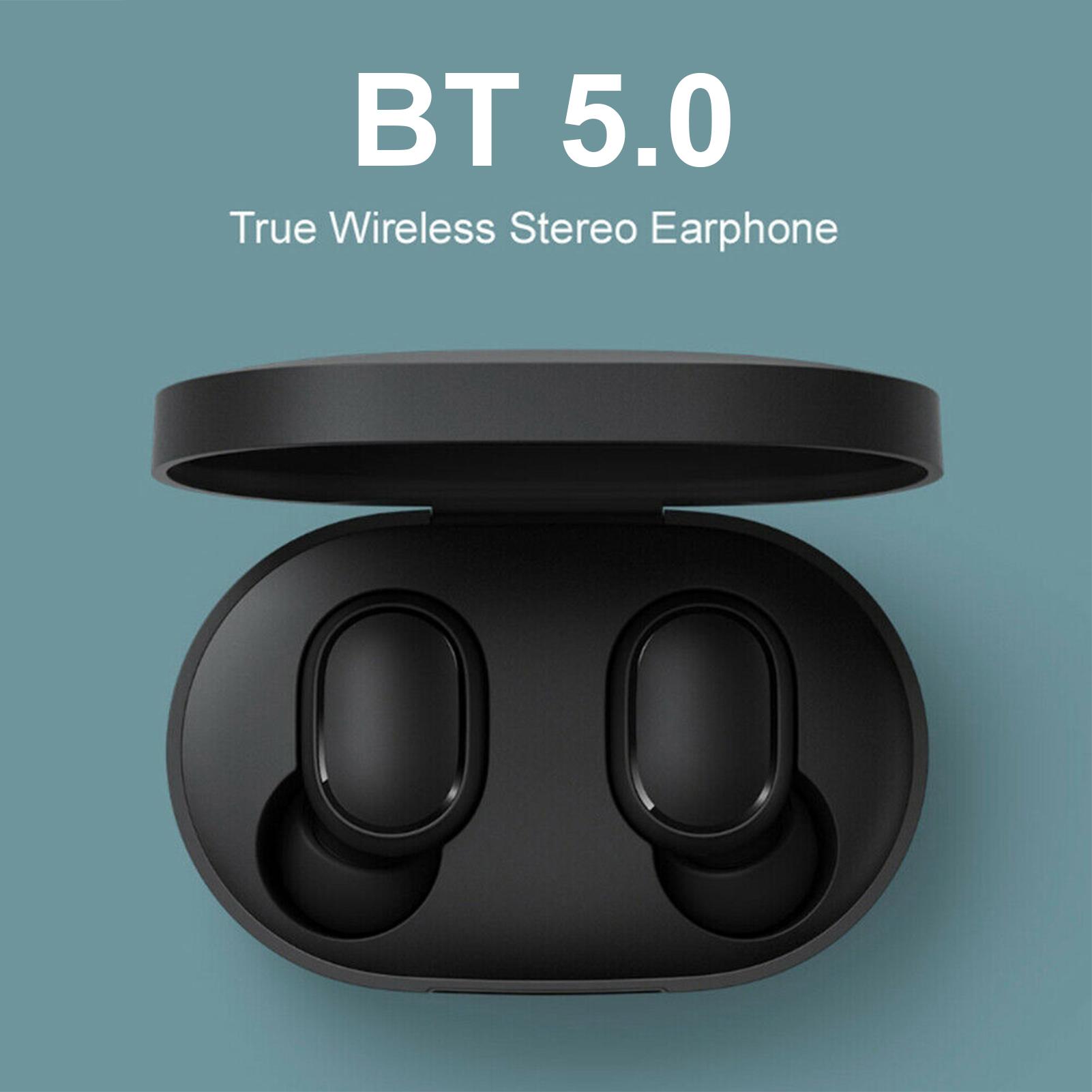 Tai Nghe Earbuds Bt 5.0 Không Dây Có Micrô Kèm Hộp Sạc