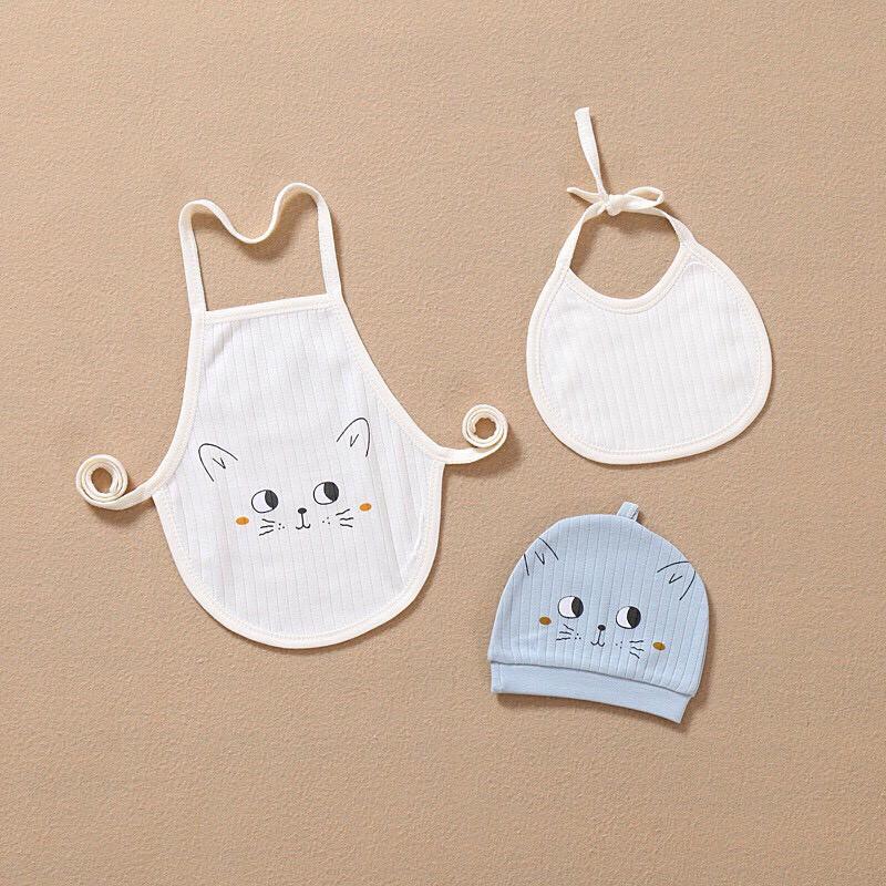 Set sơ sinh 5-7 chi tiết nhiều mẫu dễ thương làm quà tặng cho bé.