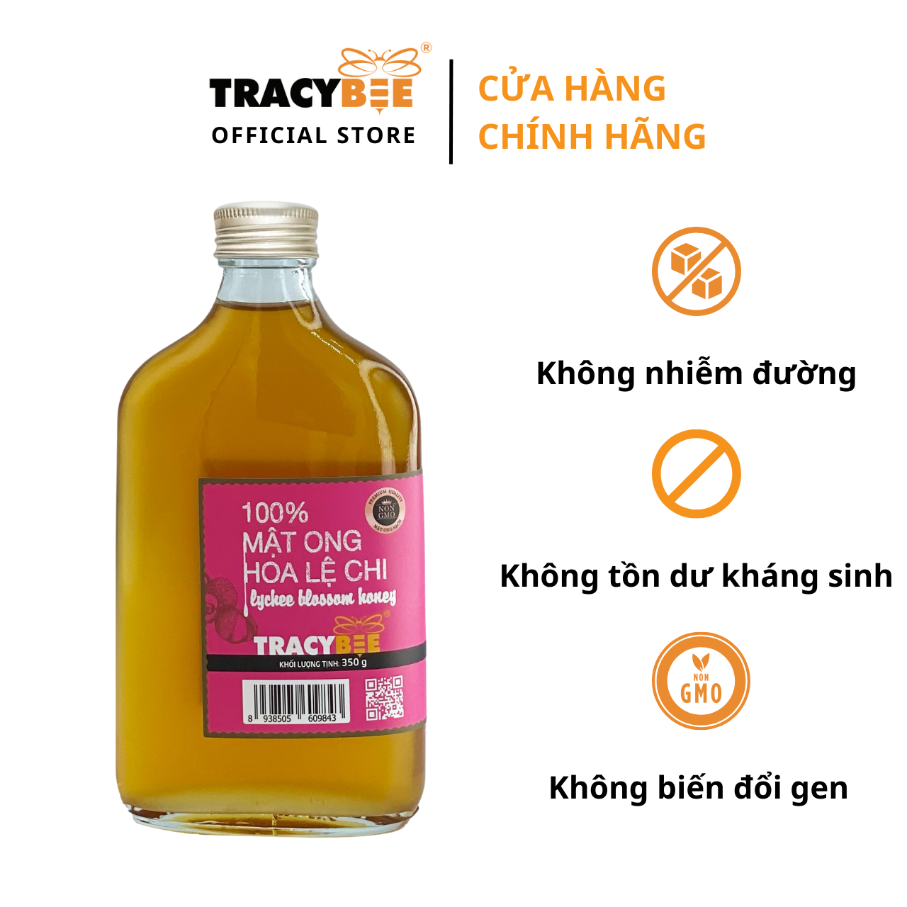 Mật ong hoa lệ chi Tracybee 350gr