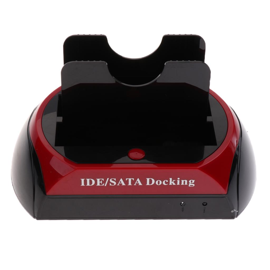 External Dual Port HDD Docking Station OTB for 2.5''/3.5'' IDE/SATA HDD/SSD