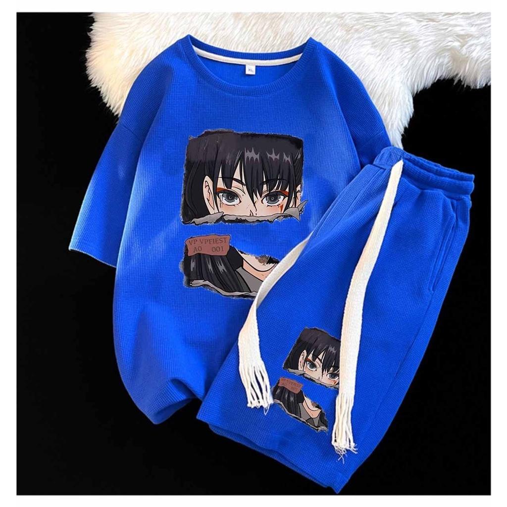 Bộ Thể Thao Nam chất xốp thoáng mát thoải mái ,co giãn in hoạt hình Anime phong cách thời trang.