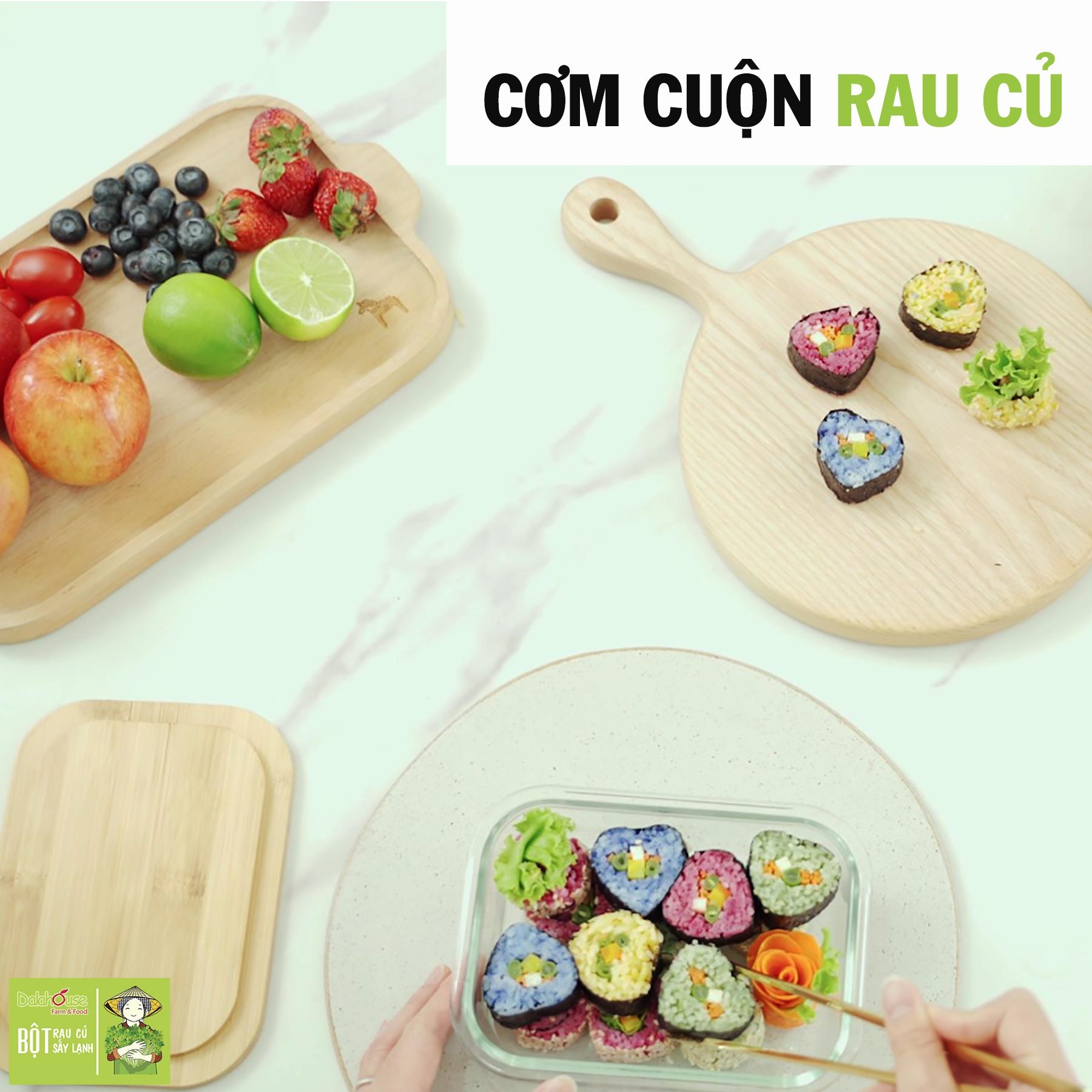 Combo Mẹ &amp; Bé - Bột rau củ dinh dưỡng cho bé Và Bột cần tây cho mẹ Dalahouse - Cung cấp dinh dưỡng xanh cho bé từ rau củ, bột cần tây giúp mẹ dáng thon, khỏe đẹp