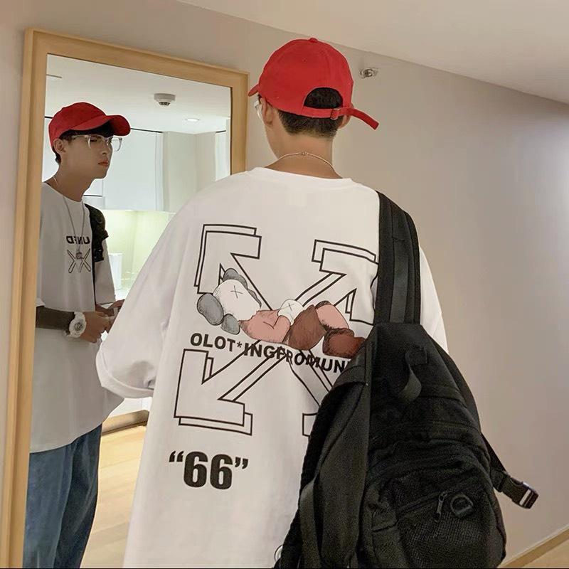 Áo Hè 2022, áo phông cổ tròn UNISEX in hình OFF-WHITE cực chất cho nam nữ