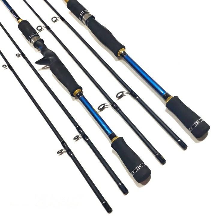 Cần Câu Lure 2 ngọn Shimano FOC, máy đứng, máy ngang, 1m8 2m1 2m4 Chuyên câu cá lóc kangh