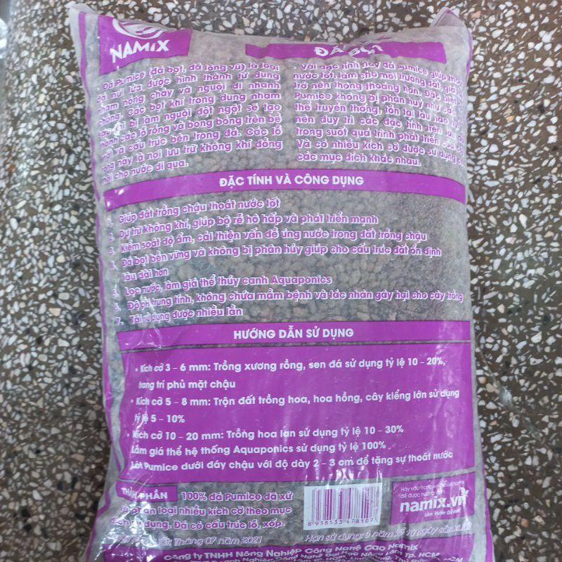 Đá Pumice  Namix size 5-8mm 5dm3